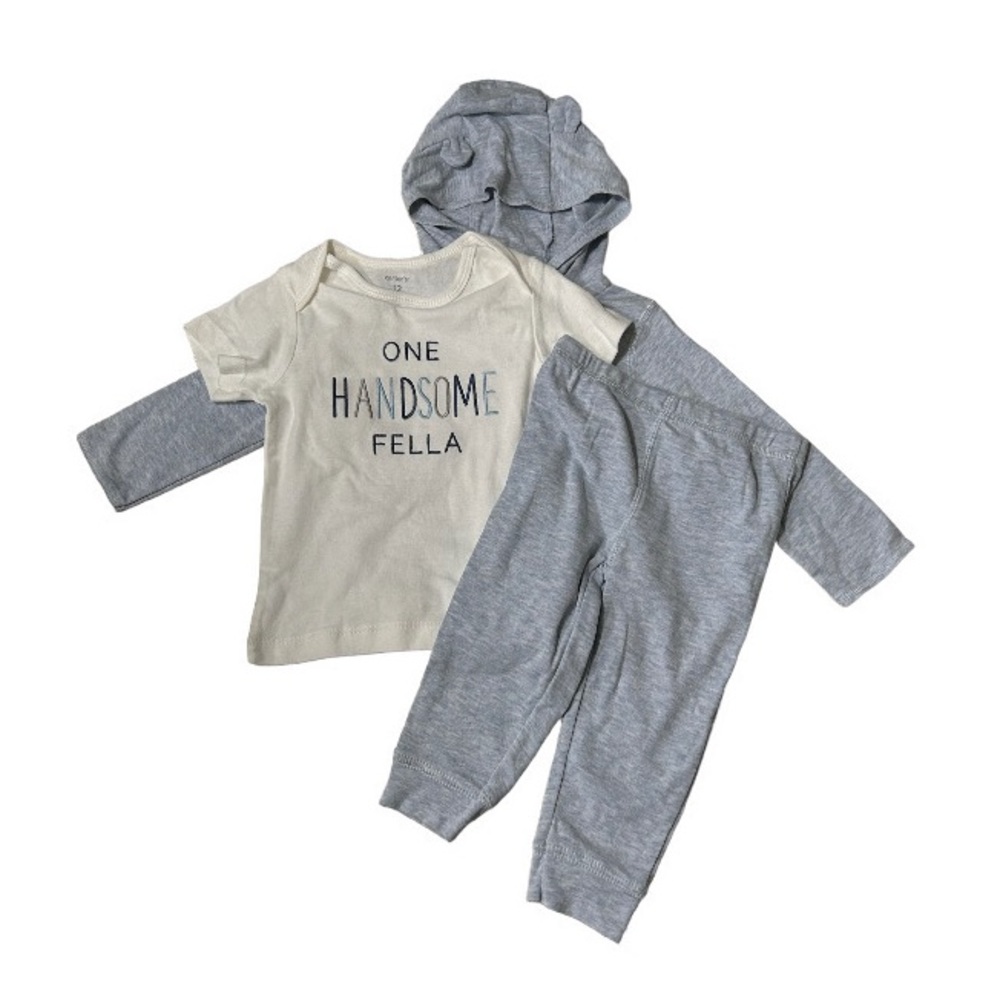 12 month adorable 3 piece matching set